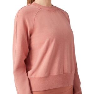 Lululemon Ready to Roll Crew Acid Rubber Dye Rustic Coral Orig $118 No Sz Tag